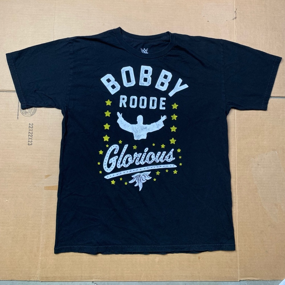 2017 WWE Bobby Roode Glorius Wrestling Shirt Size Large WWF WCW ECW AEW TNA